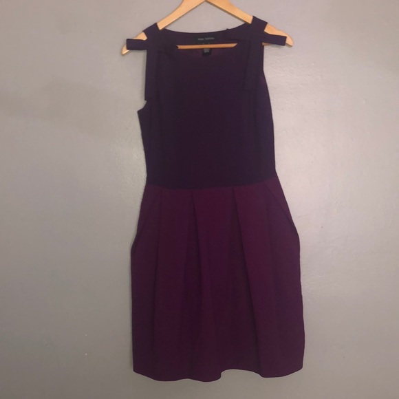 Pink Tartan Purple pencil dress with detachable bows formal 6 - Picture 2 of 14